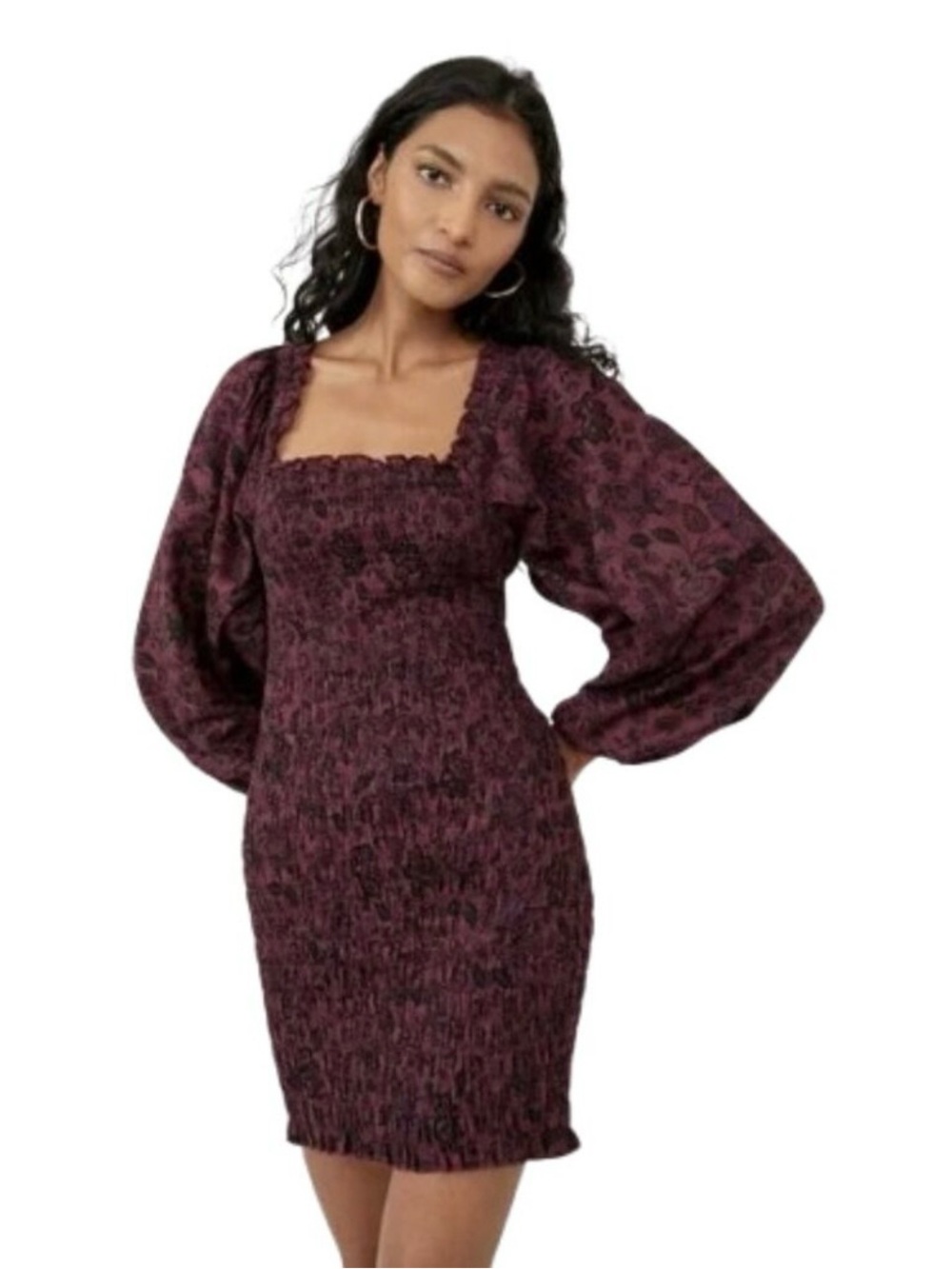 Free People Smock It To Me Mini Dress